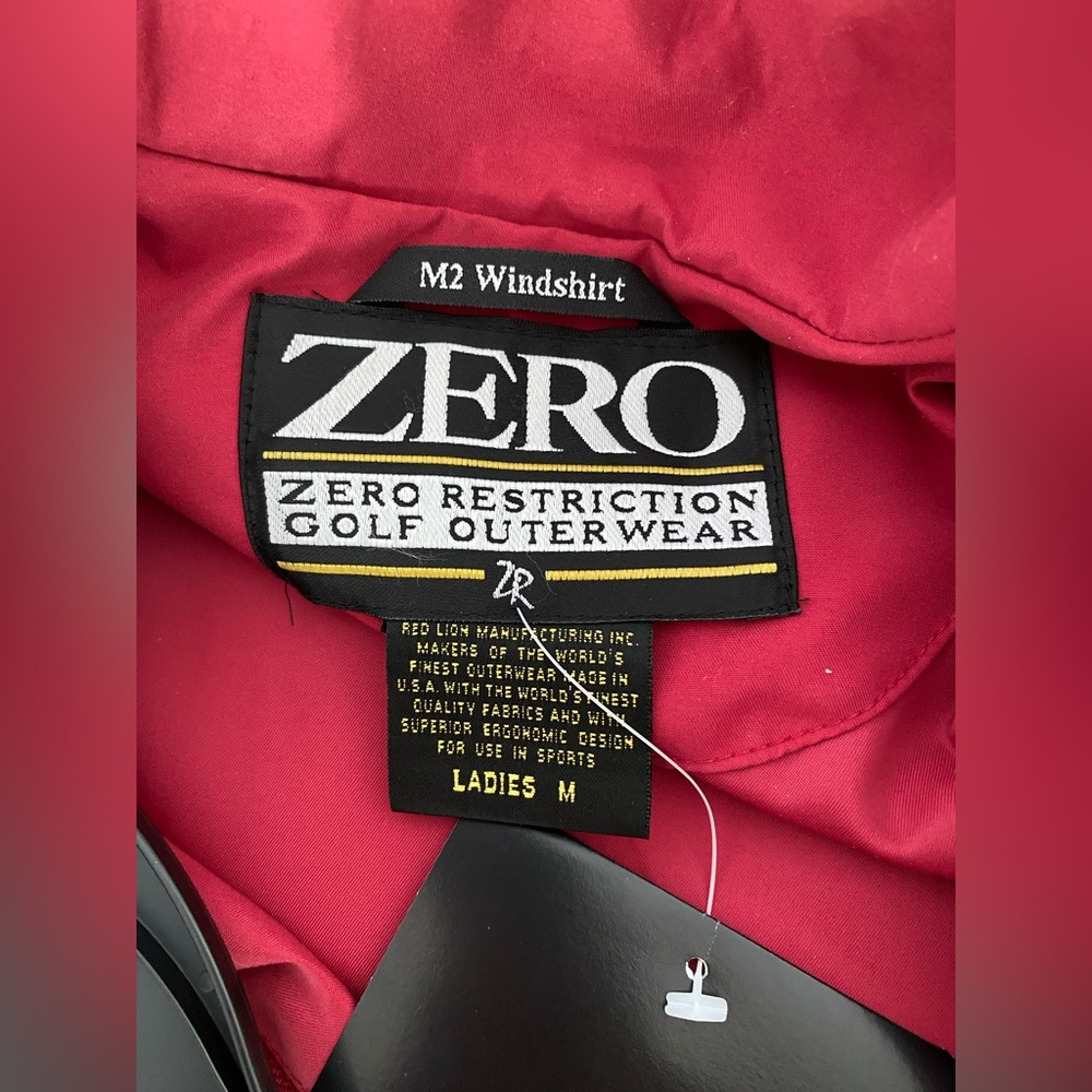 ZERO.. WOMENS Red Half-Zip Jacket - Picture 13 of 16